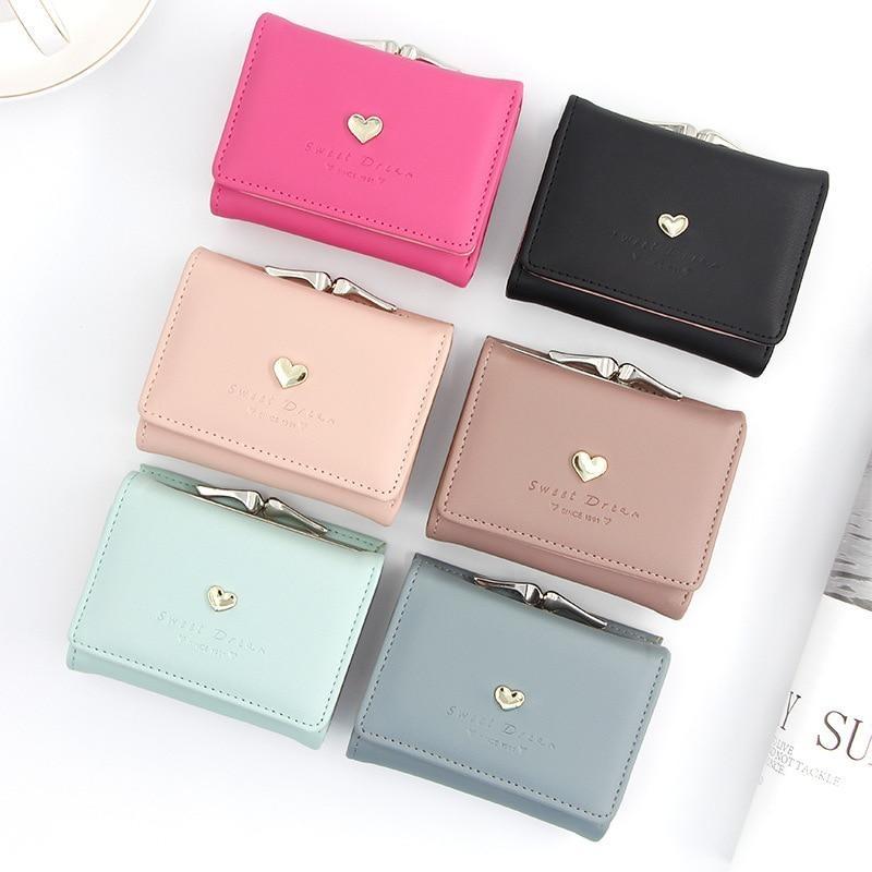 Women's Wallet Short Cartoon Cute Zero Wallet Coin Purses Bag Girl Small Lady Wallet Cardholder