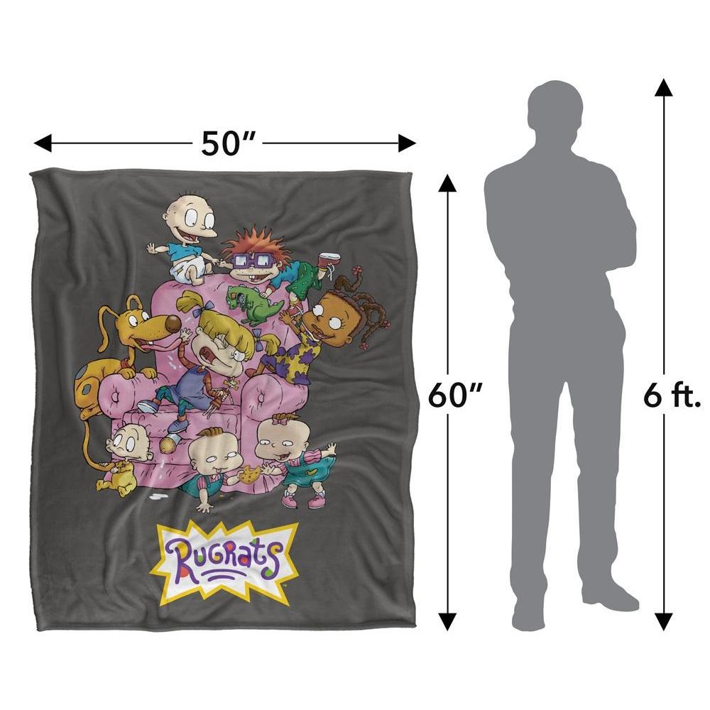 Rugrats Silky Chair Supersoft Blanket