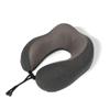 U-Shaped Memory Foam Travel Neck Pillow for Airplane and Car Support