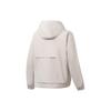 Li Ning SS23 Fitness Series Solid Color Hooded Loose Long Sleeve Jacket Women Jacket Moonlight-Gray AFDT064-4