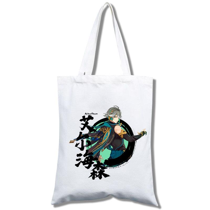Anime Genshin Impact Canvas Bag Tote Bag