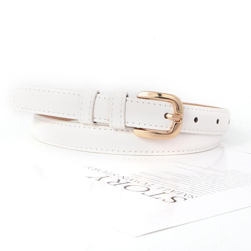 Slim Womens Belt Versatile Dress Pants Accessory Minimalist Summer Korean