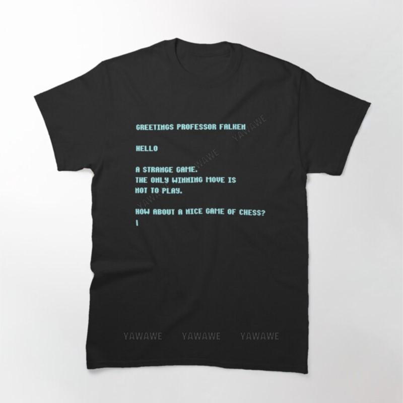 

Brand fashion tshirt Summer Tee shirt For Men War Games Printed T Shirt unisex casual short sleeve funny print tee tops 4XL