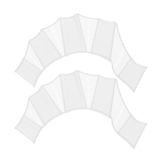 1 Pair Silicone Swimming Hand Fins Kids Adults Beginner Professional Aquatic Swim Training Fins Webbed Flippers Palms Swim Gear