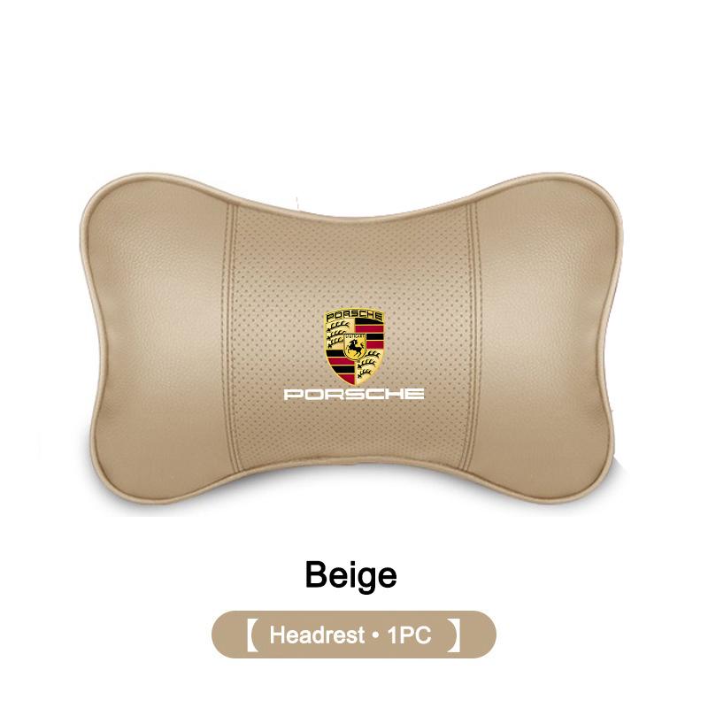 

Car Emblems Seat Headrest Neck Pillow For Porsche 911 918-Spyder 928 944 968 Boxster Carrera-GT Cayenne Macan Panamera Accessory