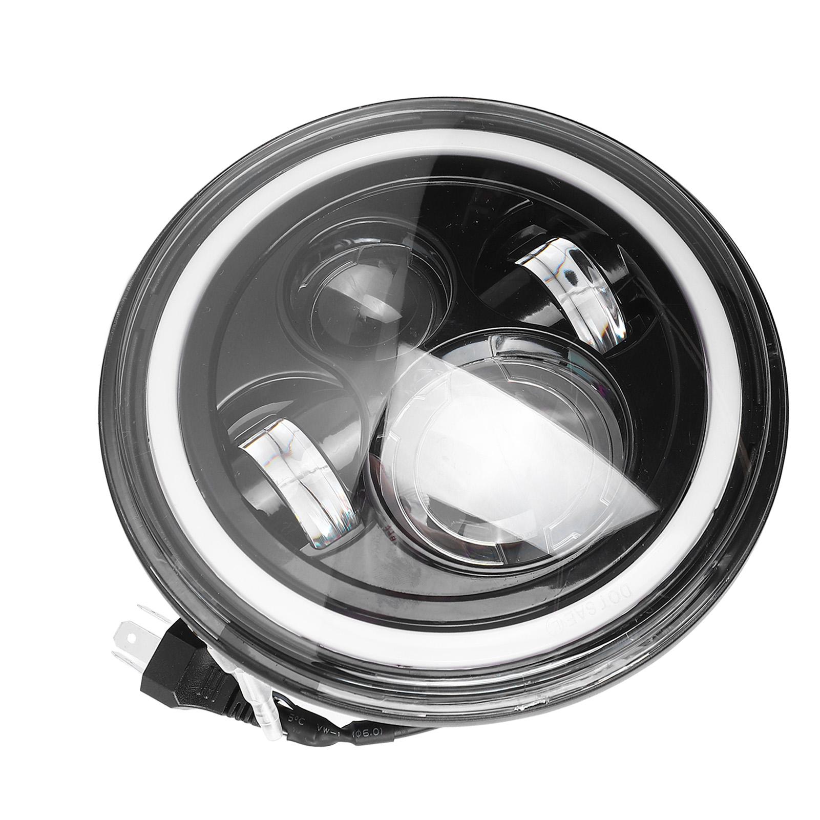 7-дюймовая светодиодная фара 60 Вт «Ангельский глаз» высокой яркости водонепроницаемая прочная автомобильная светодиодная фара замена для Wrangler