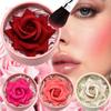 Jednobarevná 3D okvětní lístek květiny tvářenka rozjasňovač perleťový highloss rozjasnění obličeje kontura rouge třpytivý makeup dárek