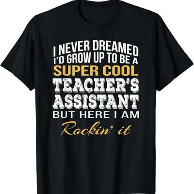 Teacher's Assistant T Shirt Funny