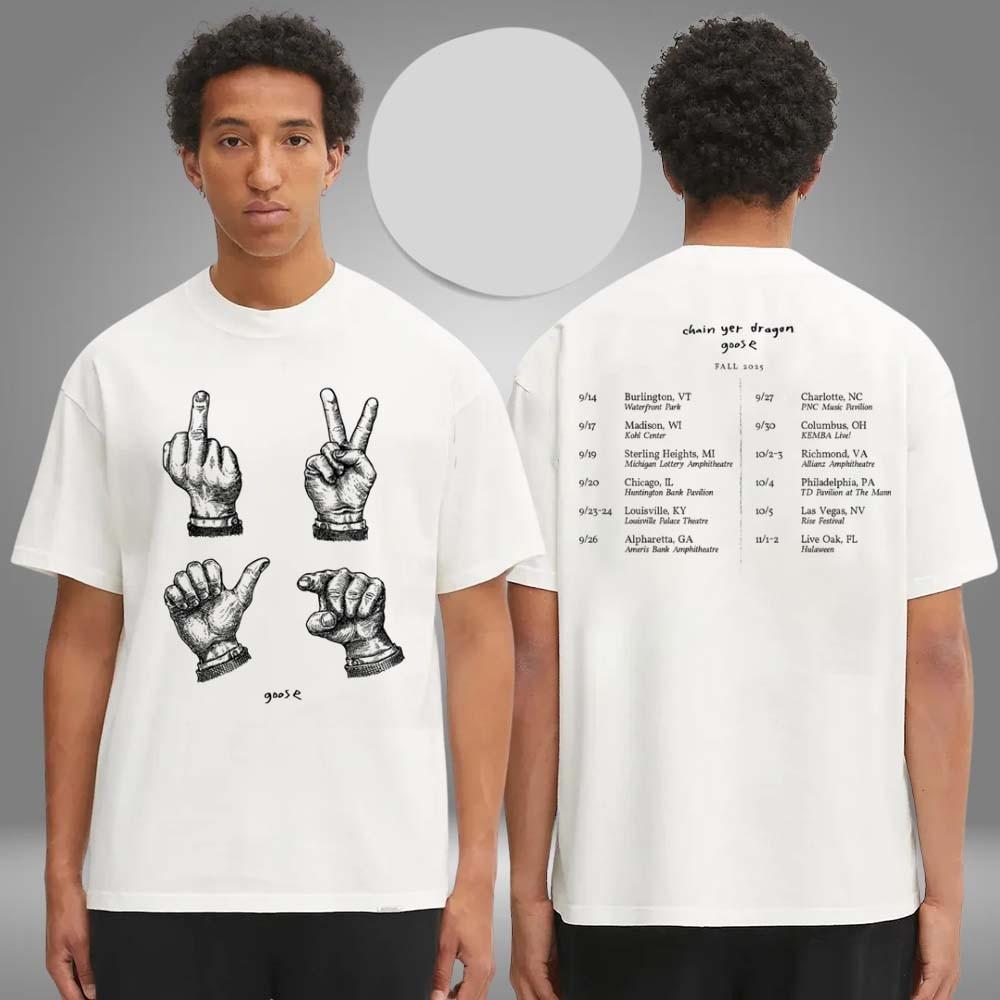 Goose The Band Merch CYD Tour Fall 2026 Two Sided Unisex T-Shirt All Size S-5XL XL