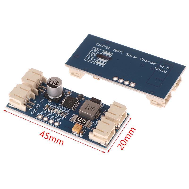 Cn3791 Mppt Ayarlanabilir Güneş Şarj Paneli 3.7V 18650 Lityum Pil Şarj Kartı 6V/9V/12V Pwm Aşırı Gerilim Koruması