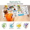 Creative Doodle & Drawing Roll for Children Aged 3 and up - 118.11inch Unfolded Sheets DO-IT-YOURSELF ideal Students Coloring Practice Fit