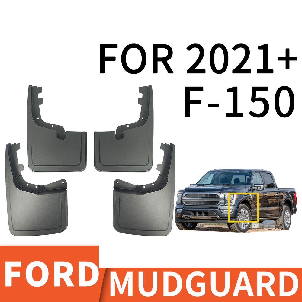 LKW Schmutzfänger für Ford F150 2021-2024 Aerodynamische Schmutzfänger für LKW Pick-up Spritzschutz Kotflügel Zubehör 4 Stück