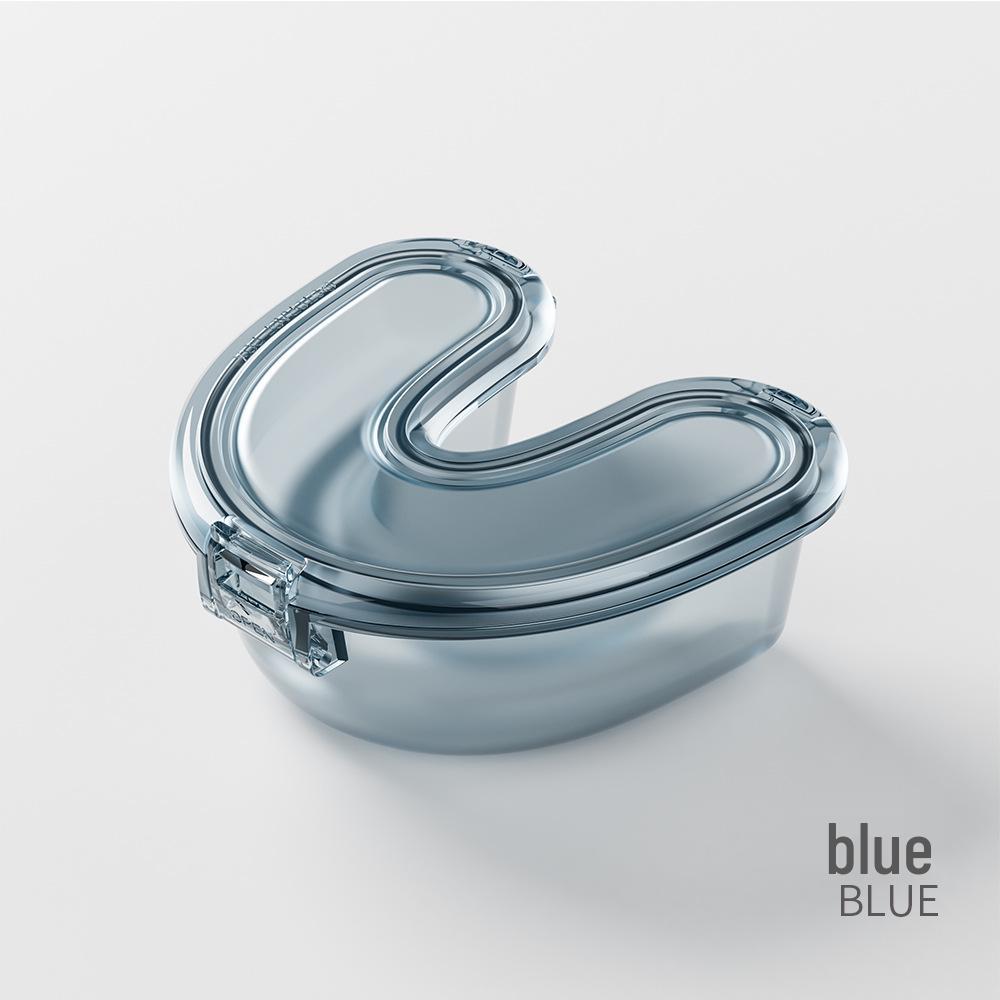 

Портативный прозрачный бокс для хранения ортодонтических элайнеров для зубных протезов и зубов