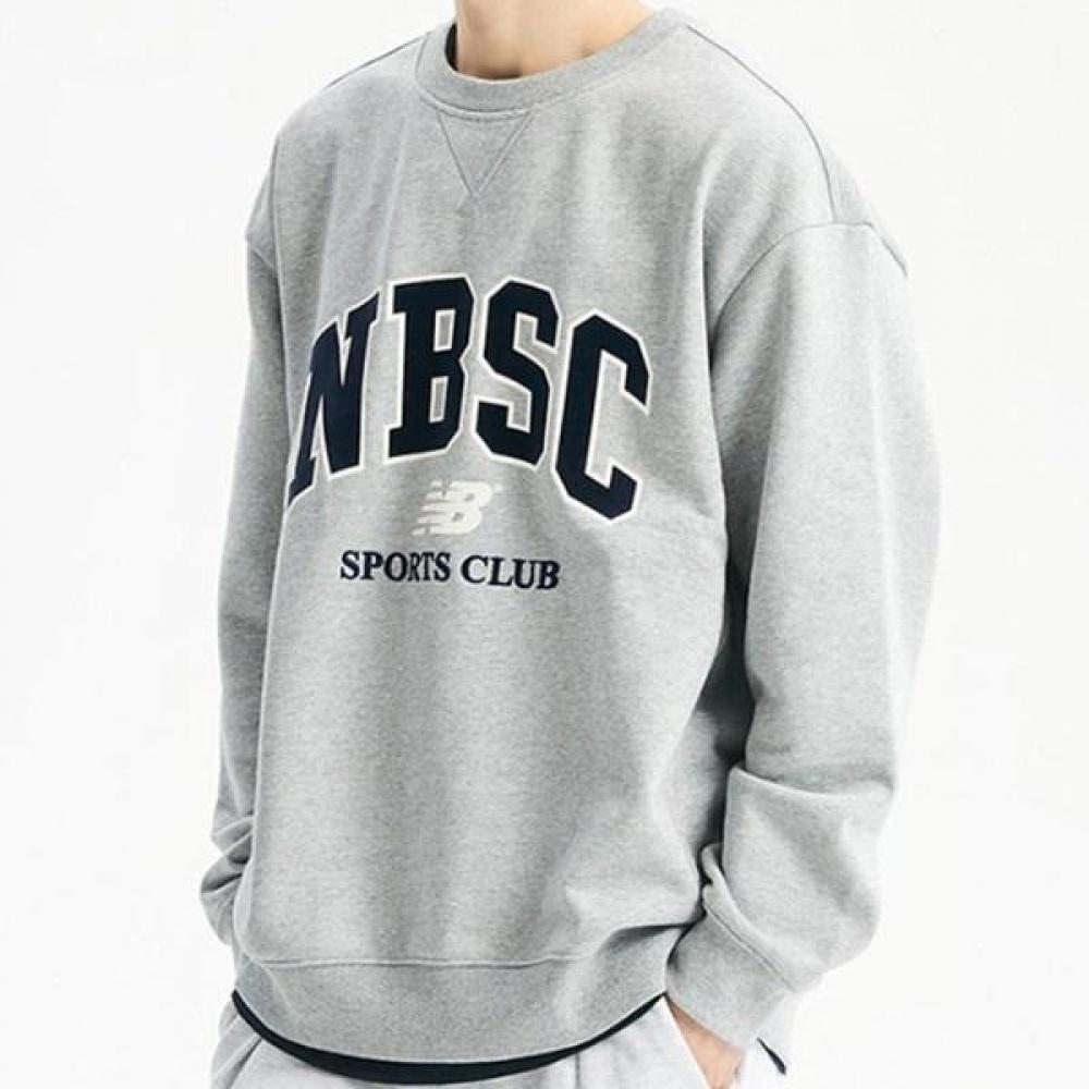 

New Balance Half Club Public Nbsc Brushed Sweatshirt Nbncd41823 Ac 90(S)