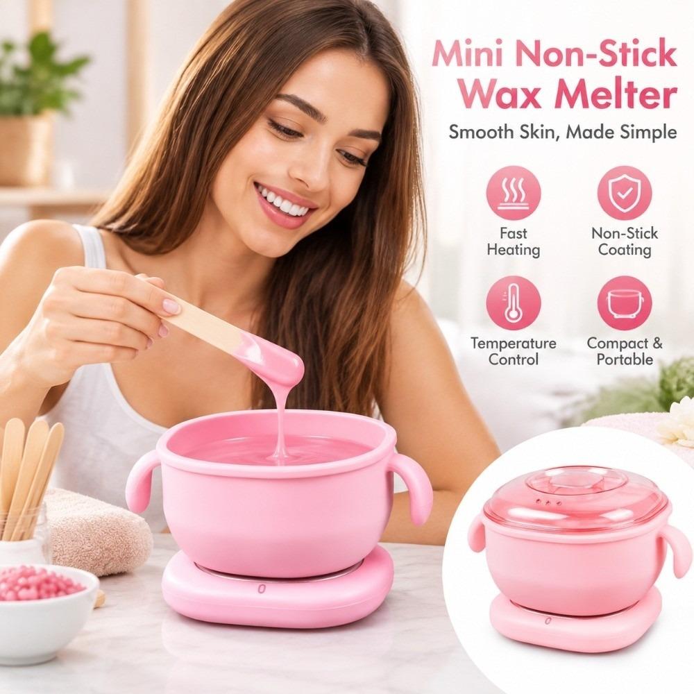 Quick Even Wax Melting Mini Wax Warmer Adjustable Heating Control Wax Melting Machine Travel Use