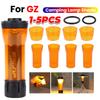 1-5PCS Mosquito Repellent Lampshade Protection Camping Lighting Accessories Orange Color Change Lamp Shade for Goal Zero 32005