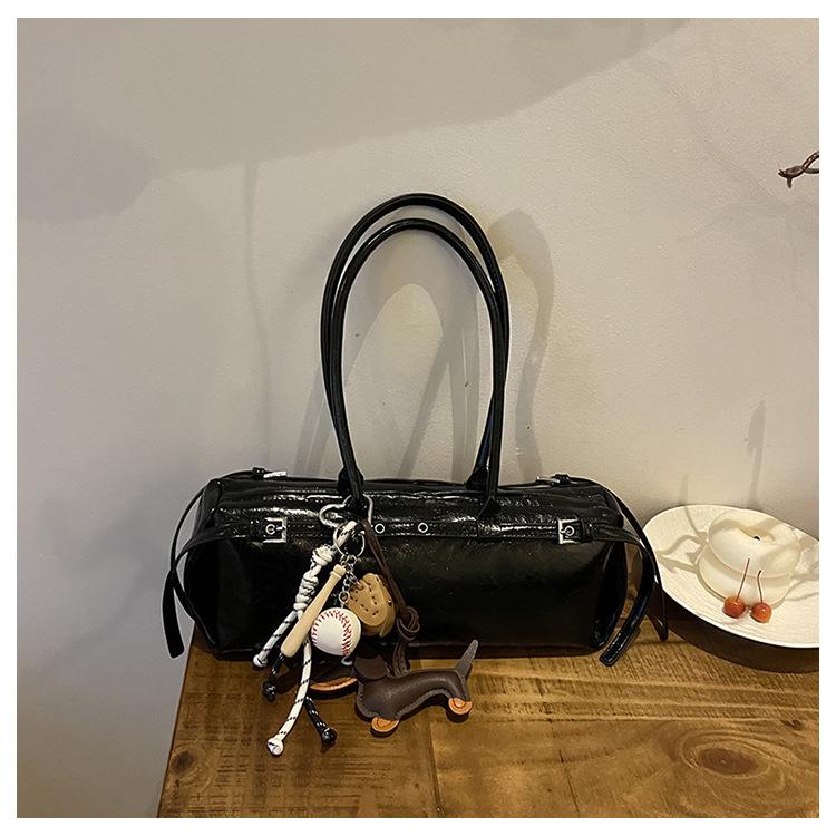 Modische Baguette-Tasche mit Leopardenmuster und großer Kapazität für den Pendler, tragbare Umhängetasche mit hohem Tragekomfort