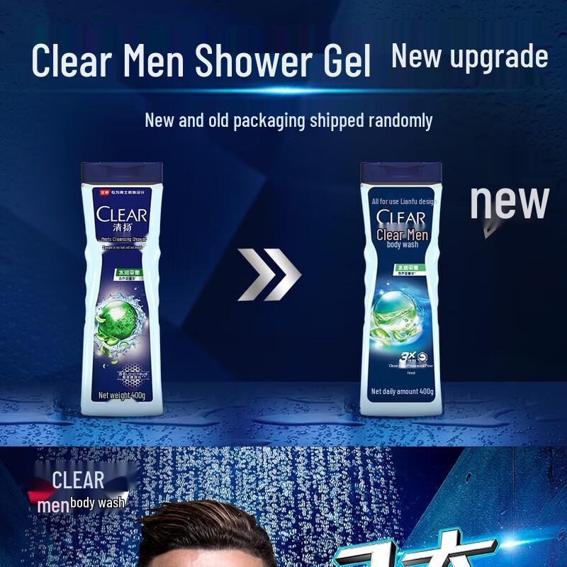 Clear Men Oil Control Fresh Duschgel & Shampoo Set