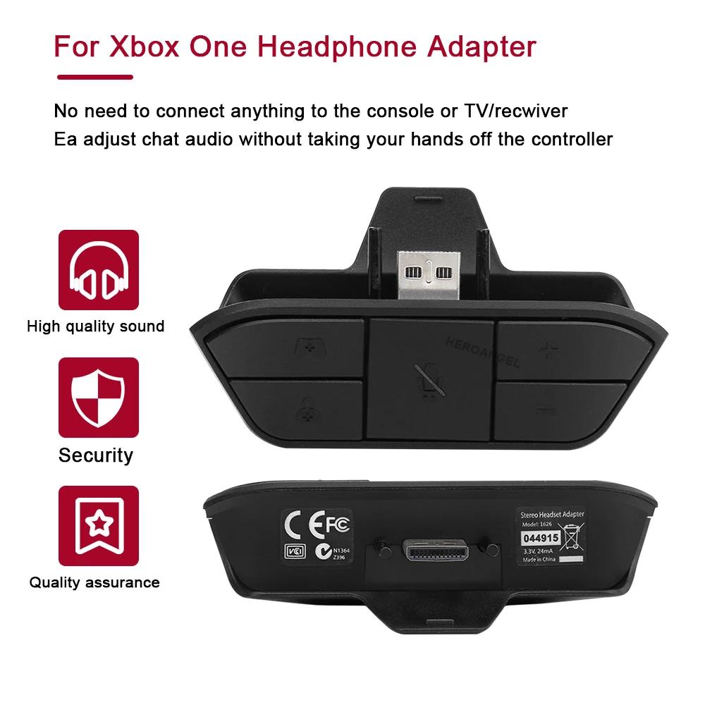 Stereo-Headset-Adapter Audio-Balance-Regler Headset-Konverter-Adapter 3,5-mm-Audiobuchse für Xbox One Gamecontroller