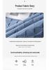All-Season Solid Color Quilted Bedding Set with Duvet Insert and Cotton Padding