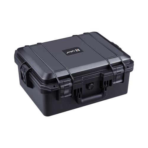 Lykus HC-4021 Waterproof Hard Case with Built-in Lattice-Cut Foam, Interior Dimensions: 39.5 x 29.5 x 18 cm (14.5 x 11.5 x 7.5 in), Suitable for Camer