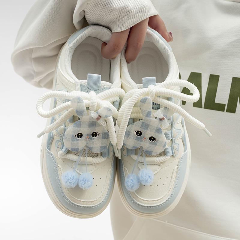 

Белые туфли на толстой подошве Модные Универсальные Повседневные Женские туфли Милые Аксессуары Кроссовки с низким верхом 37