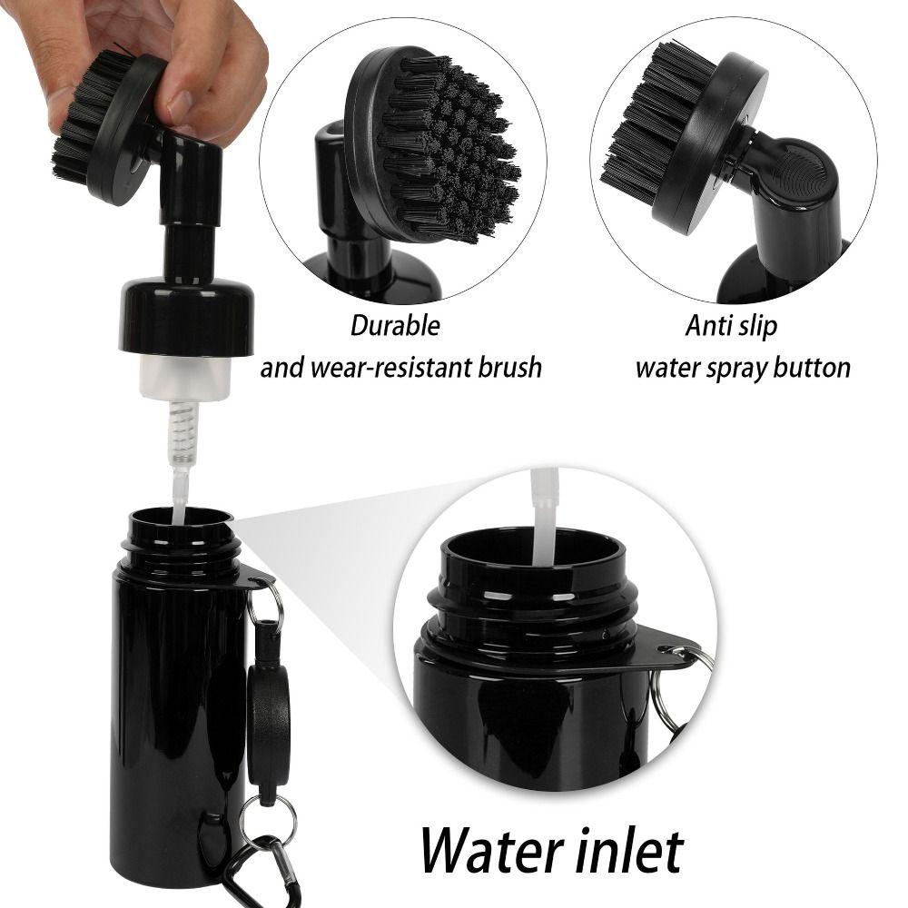 Press Type Golf Club Groove Water Brush Nozzle Design Golf Squeeze Bottle Wide Application