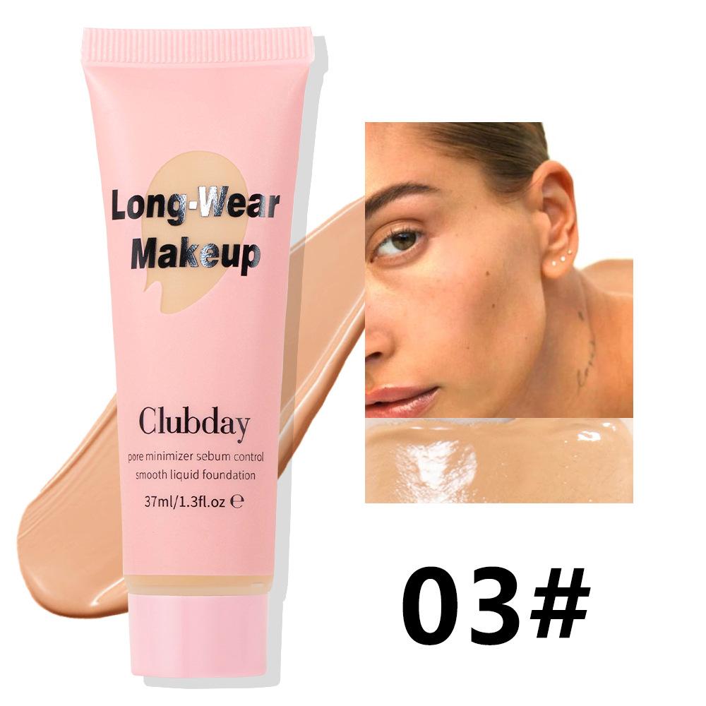 Clubday Foundation Concealer Lasting Makeup Matte Matte Natural Clear Hose Foundation