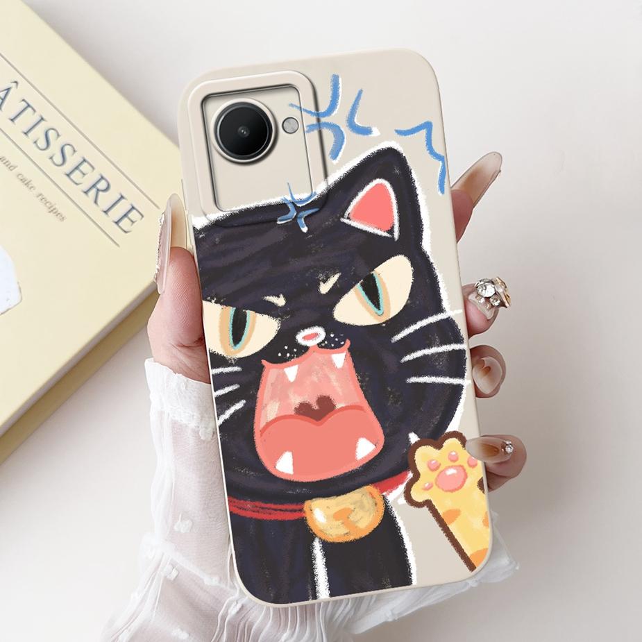 For Realme C30 Case Realme C30s RMX3690 Cute Fashion Cartoon Cover Soft Silicone Phone Case For Realme C30 C30s RealmeC30 Bumper