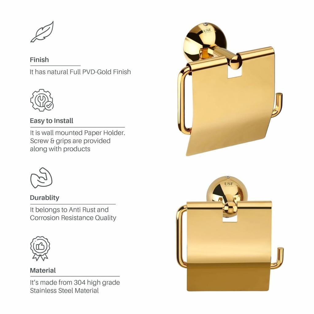 Toilet Paper Roll Holder for Bathroom, 304 Stainless Steel Toilet Paper Holder In Bathroom, Toilet Tissue Roll Holder for Bathroom