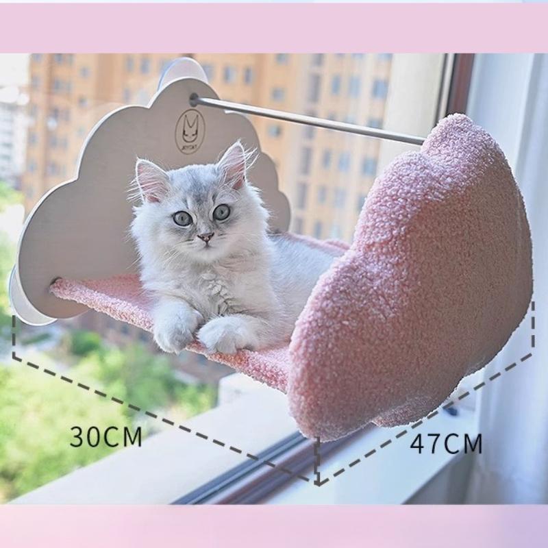 

Creative Cat Bed Hammock Pet Cat Kitten Beds Cats Nap Sleeping Bag Basket Mat Pets Blankets Catnap Rug Raised Bed Furry Mats рожевий
