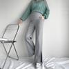 Real Maternity Pants Autumn Loose Large Size Split Wide Leg Pants Fashion High Waist Straight Pants Autumn Wear