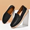 Fashion Genuine Leather Men Loafers New Summer Man Casual Shoes Soft Soled Slip on Flats Outdoor Walking Shoe Fashion Business Moccasins