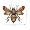 Metal Bee Wall Art Gift Idea Honeybee Decor Easy To Hang House Decoration for Kitchen, Living