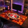 Charlton Athletic FC Theme Pattern Mouse Pad, Soccer Logo Design XXL Gaming Desk Mat Non-Slip Computer Mouse Pad