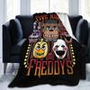 FNAF At Freddys Blanket Fleece Spring Autumn  Multi-function Ultra-Soft Throw Blanket for Sofa Travel Bedding Throws