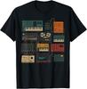 Vintage Music Synthesizer Interface Art T-Shirt