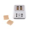 1/12 Scale Dollhouse Bread Machine with Toast Miniature Cute Decorations Toaster Dollhouse Mini Accessories 4 Styles