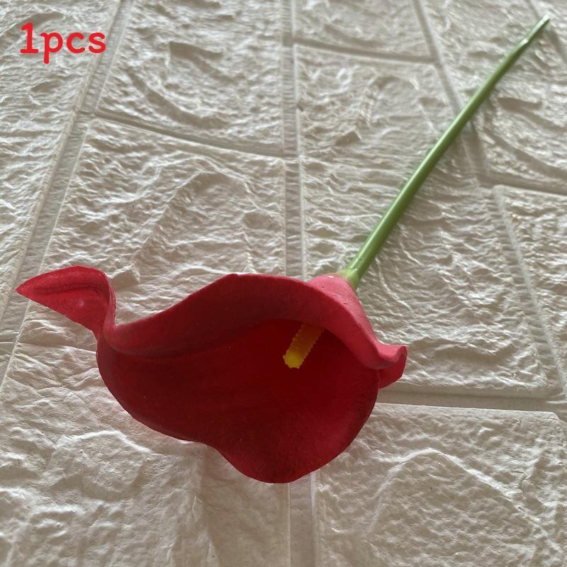 Soft Touch Pu Artificial Calla Lily For Home Styling Decoration Photography