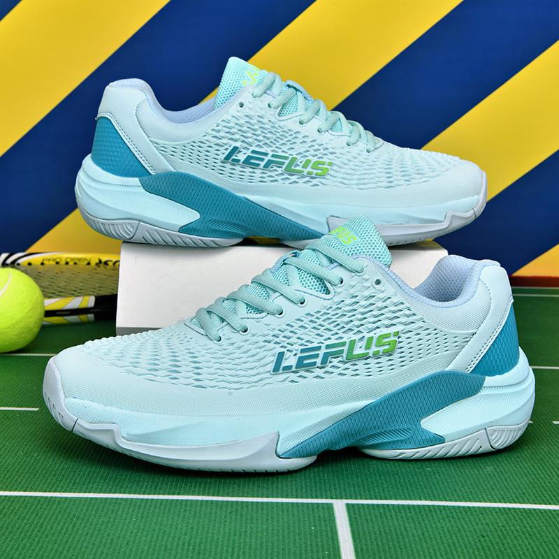 Professional Men's and Women's Tennis Shoes, Genuine Cushioning Support Training Shoes, Mesh Surface, Breathable, Wear-resistant, Comfortable