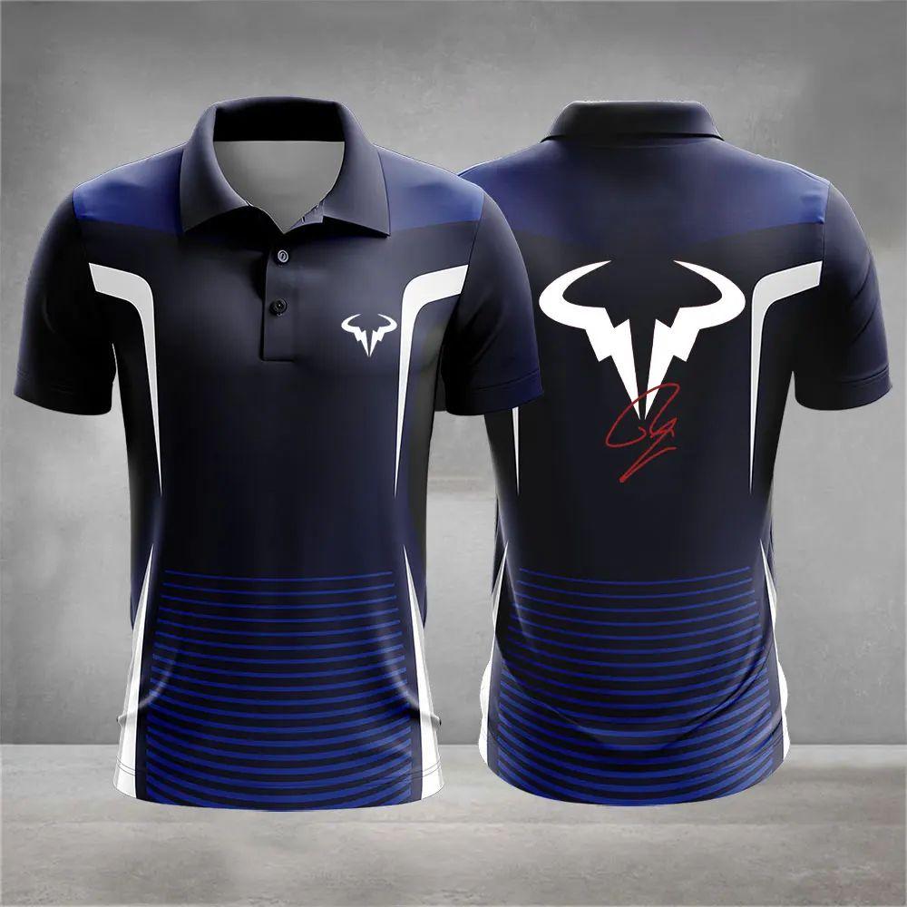 Das Sommer-POLO-Shirt Ist Ein Lässiges Modisches Bequemes Weiches Und Atmungsaktives Mit 3D-Muster Bedrucktes