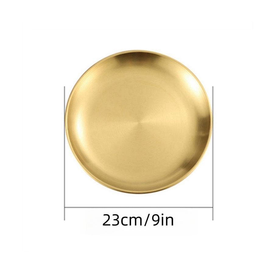 Stainless Steel Round Plate Grape Shaped Fruit Tray for Hotel Eco-Friendly Serving Food Tray