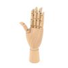 Hand Art Mannequin Figure Schima Wood Mannequin Left Hand for Sketching and Drawing