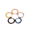 316L Stainless Titanium Steel Double-Sided Round Hoop Earrings