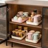 Anti-slip Pull Out Storage Tray Plastic Spice Box Storage Rack Drawer Spice Rack  for Living Room