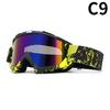 Motorcycle Goggles Water Transfer Off-road Outdoor Riding Sports Glasses Ski Goggles Windproof Glasses