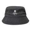 Cappelli da Spiaggia Gioco Stray Logo Cappelli a Secchiello Street Unisex Donna Cappello da Sole Cappello Boonie Cappello da Pesca Pieghevole Outdoor