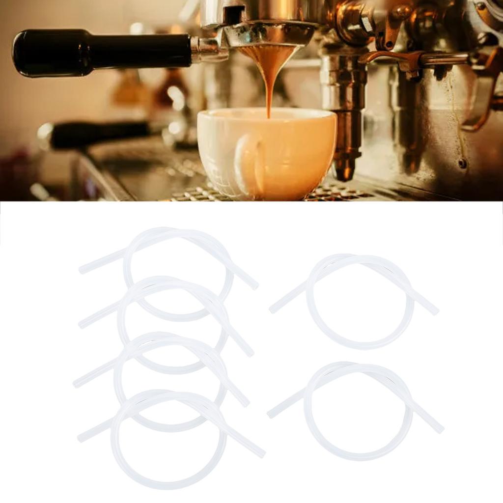 6pcs Milk Tubes Hoses Fit for Coffee Machine Silicone Milk Tube Accessory Set with Connectors