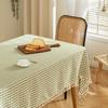Thickened Plaid Table Cover Coffee Table Cloth Fresh Checkered Tablecloth Home Rectangle Dining Table Cover