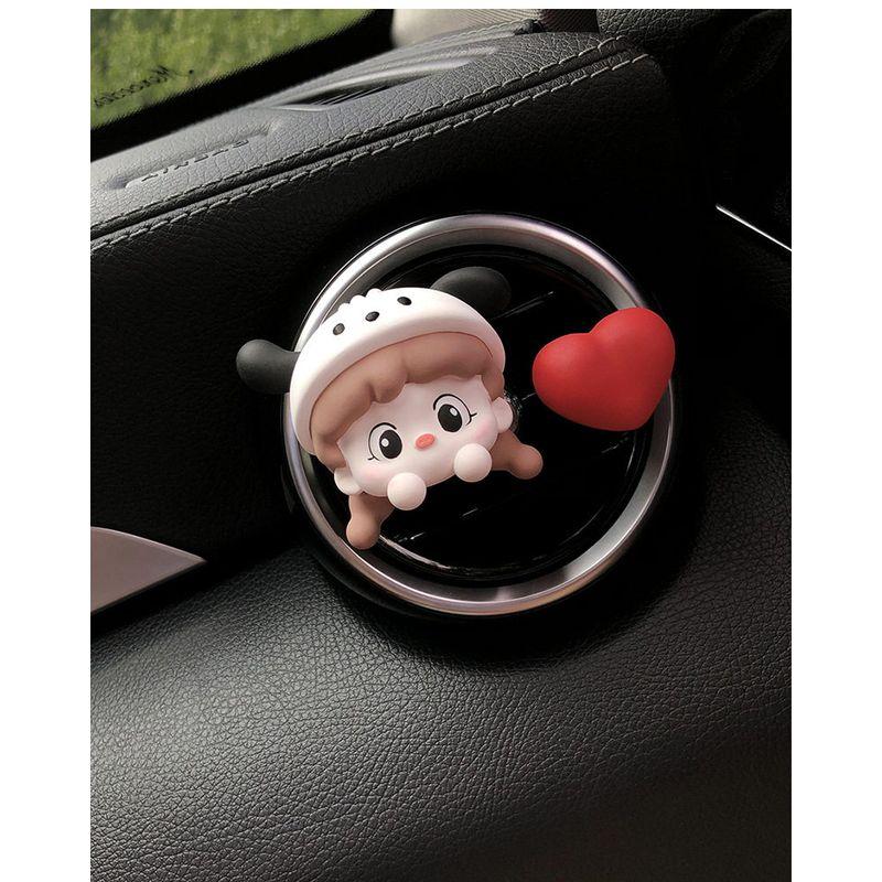 Cute Ice Cream Girl Car Aromatherapy Car Vent Decoration Perfume Car Interior Decoration Ornament Ornament Decoration Fragrant Stone
